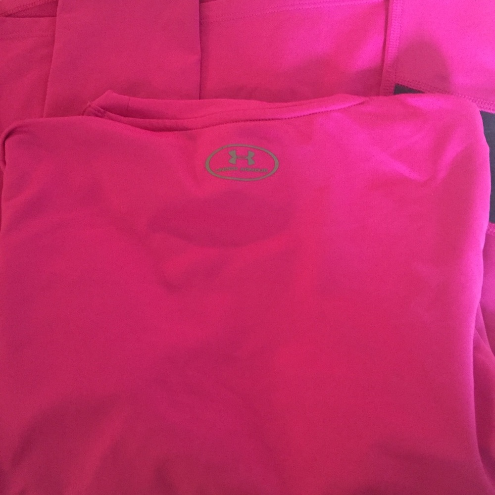 Under Armour Pink Long Sleeve Tee - Girls - Picture 6 of 8